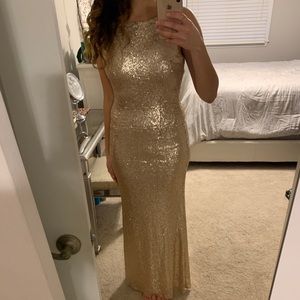 Gold Formal Dress